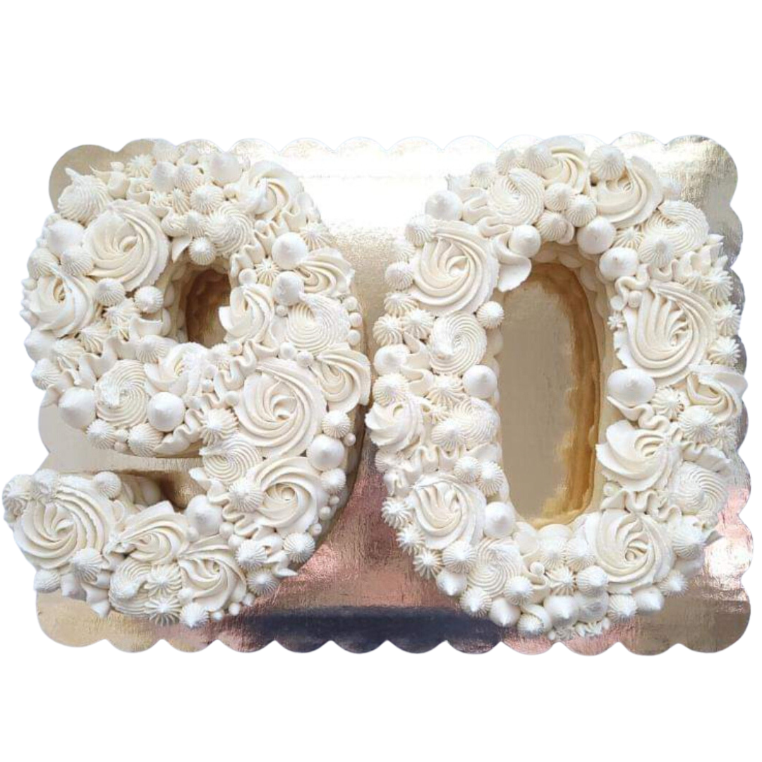 Monogram Cookie Cake