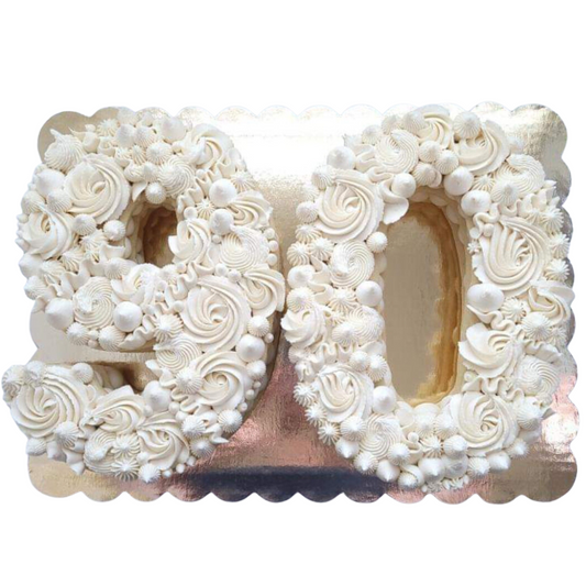 Monogram Cookie Cake